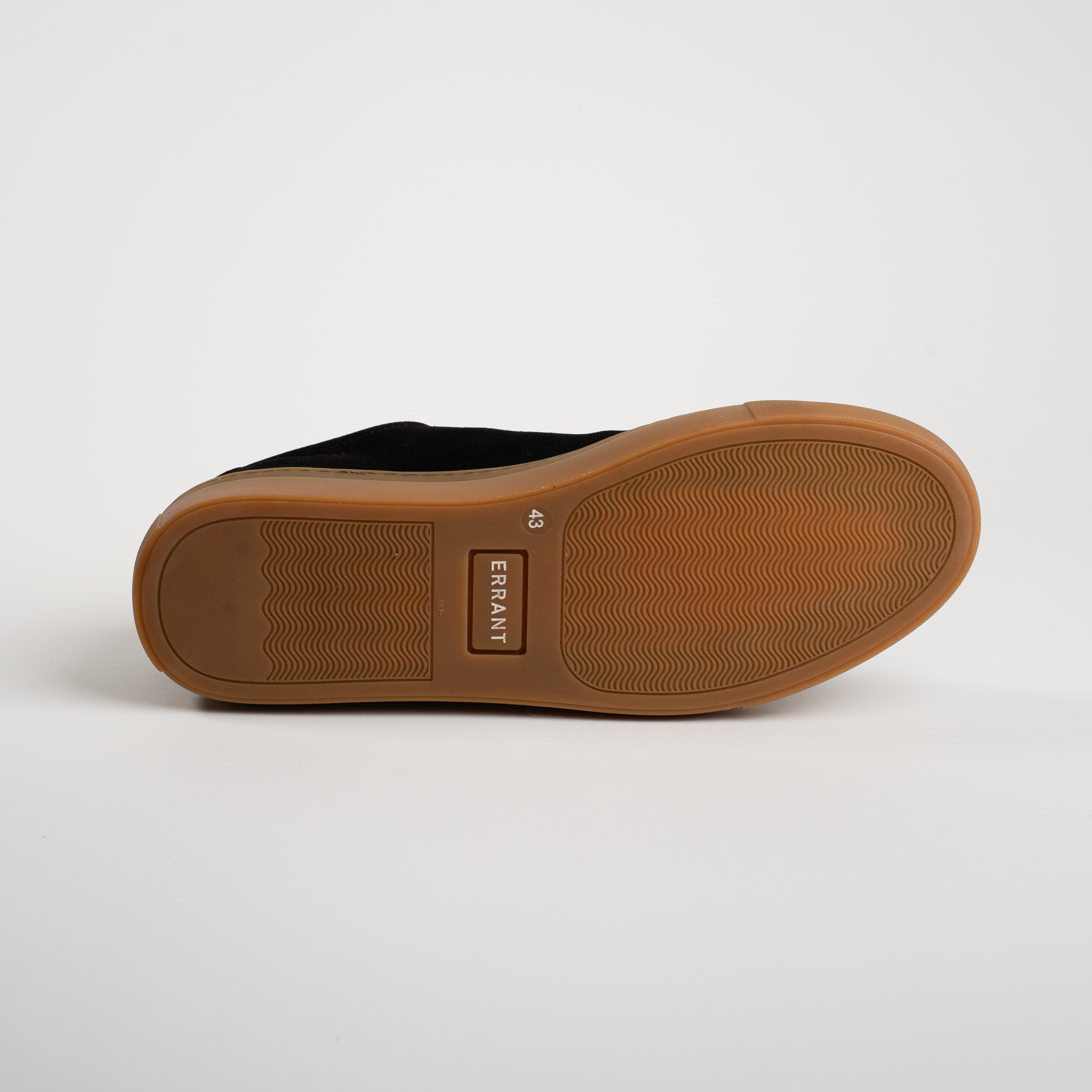 Essential Sneaker - Black Suede Gum
