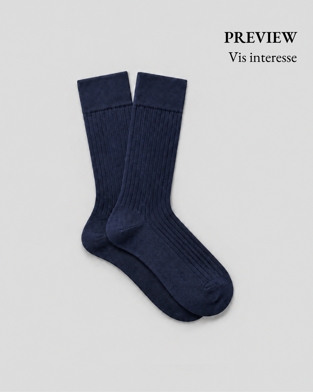 Classic Cotton Sock - Navy