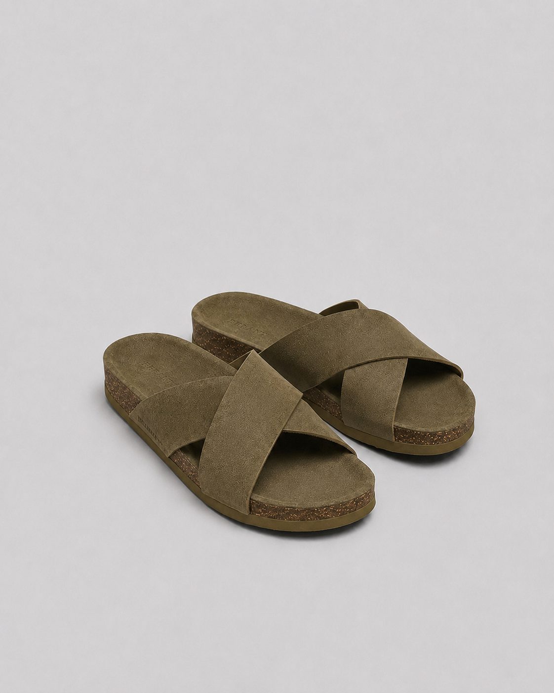 Cross Sandal - Olive