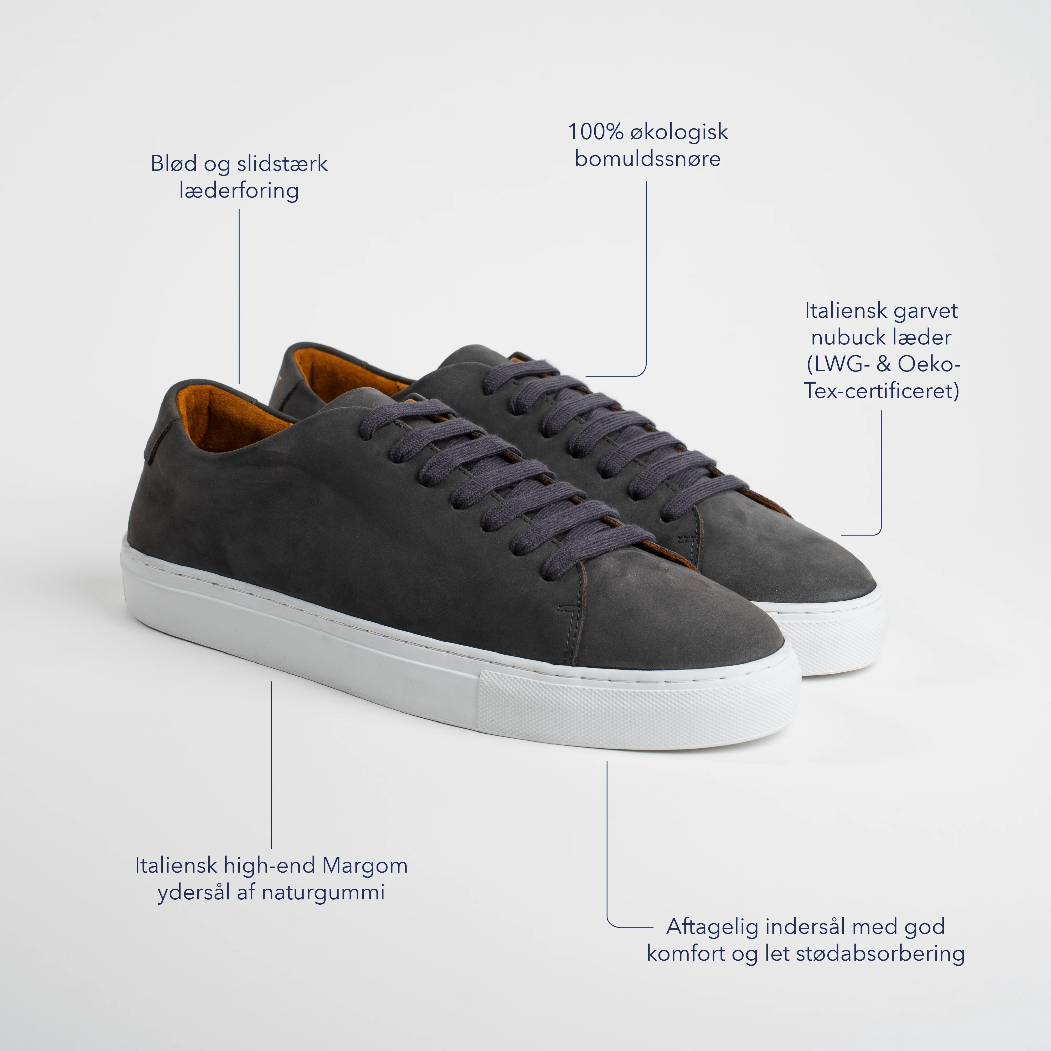 Classy Sneaker - Light Coal