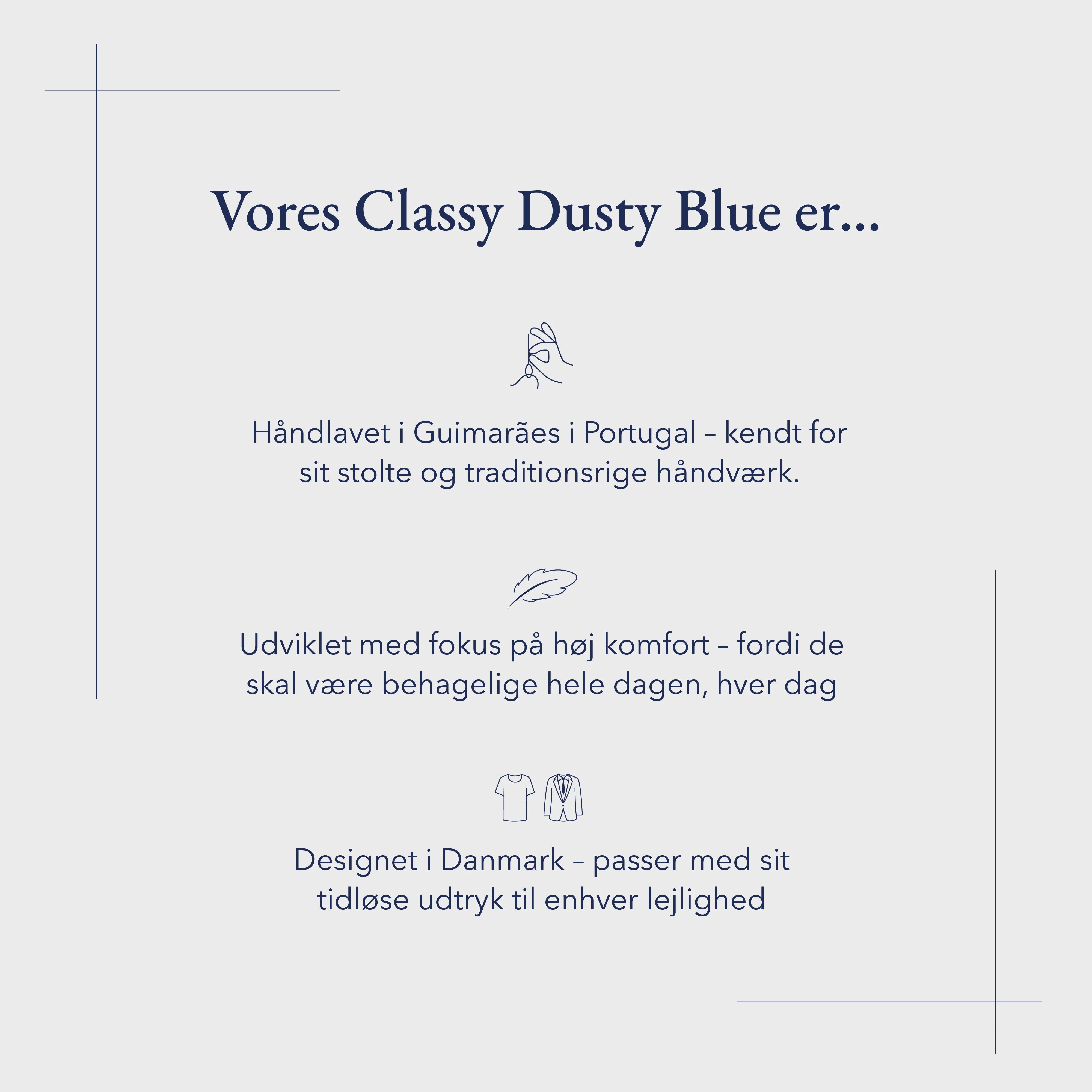 Classy Sneaker - Dusty Blue