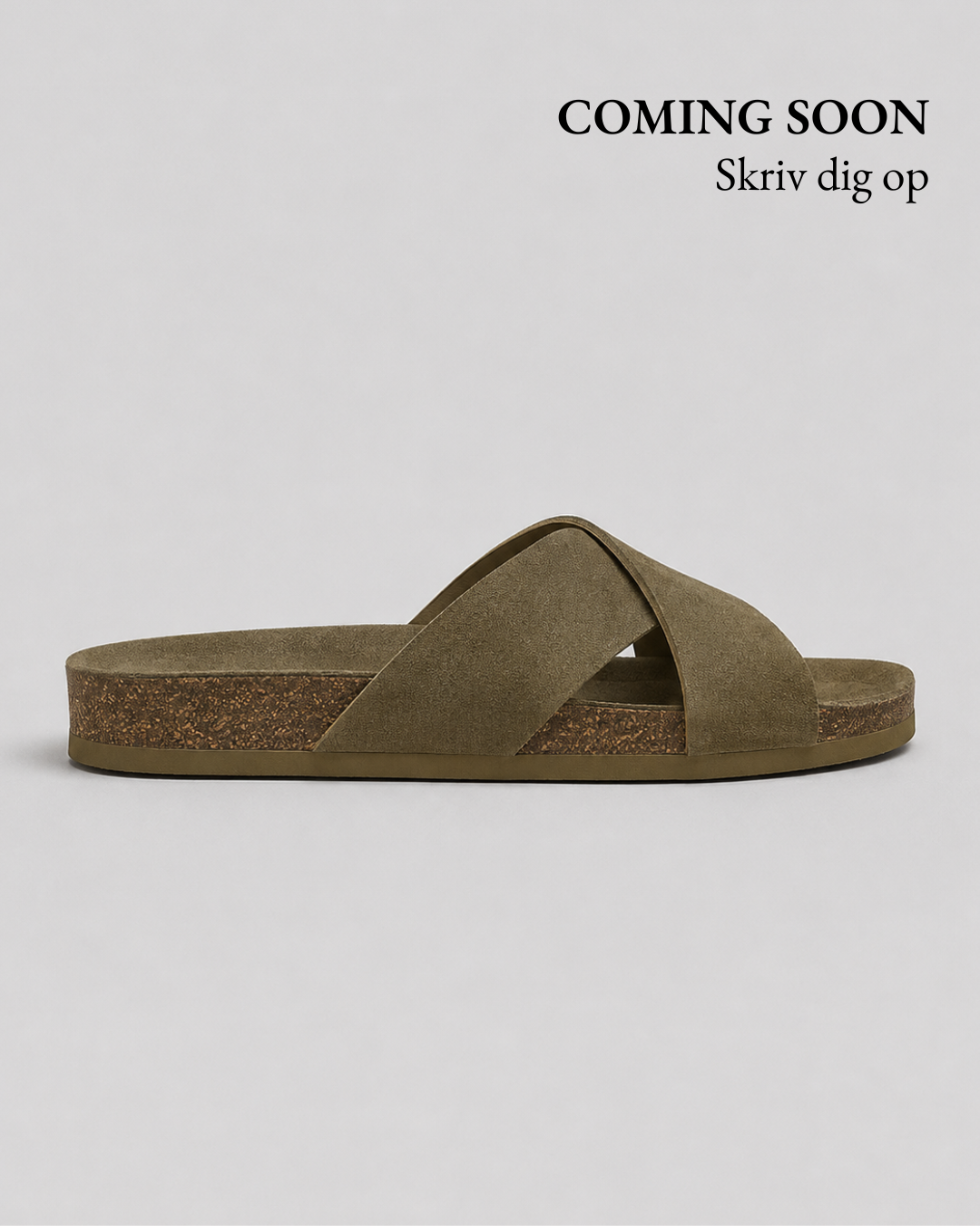 Cross Sandal - Olive