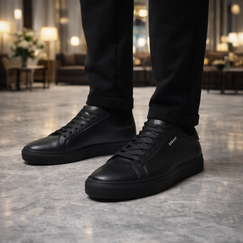 Essential Sneaker - All Black