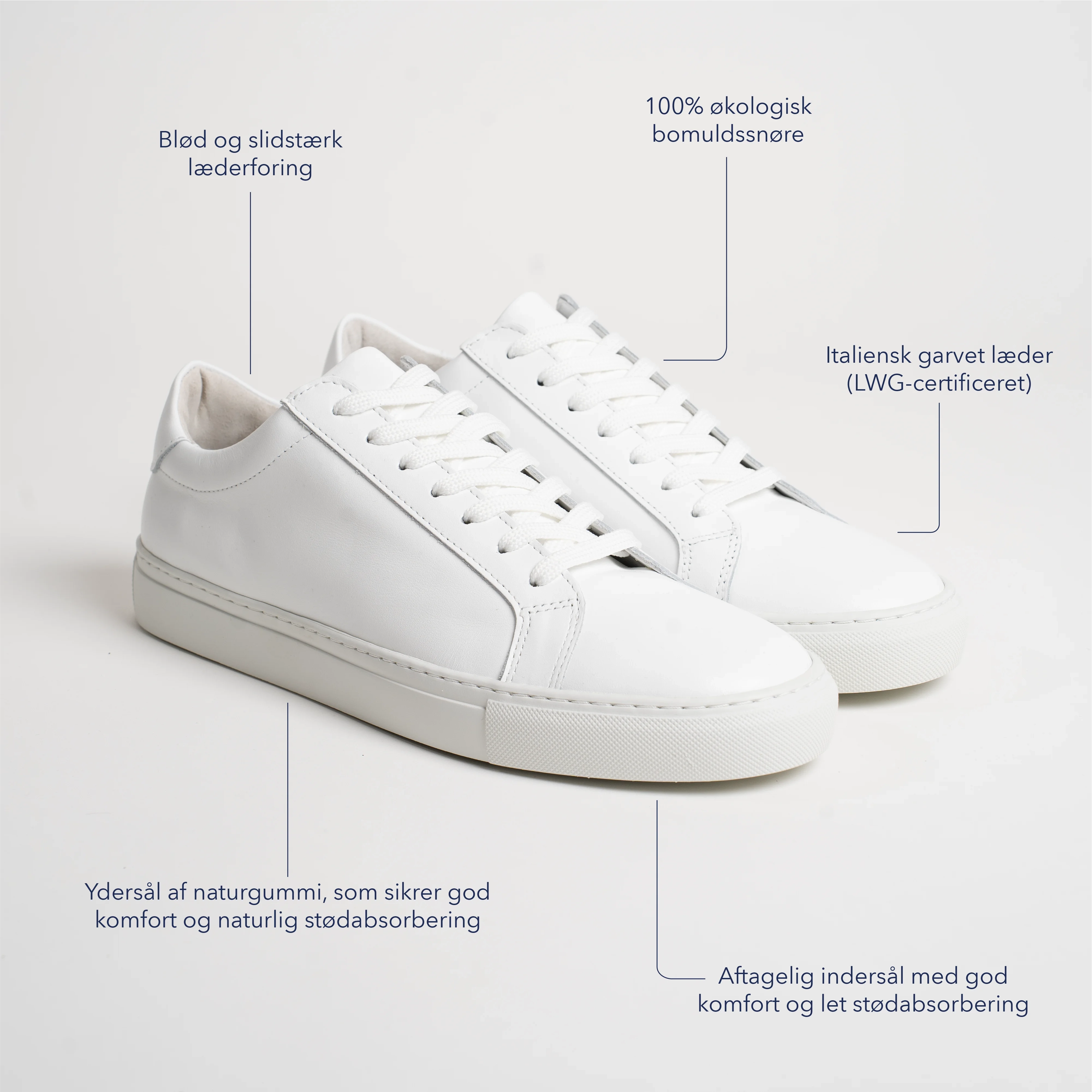 Essential Sneaker - White (Røde Kors Edition)