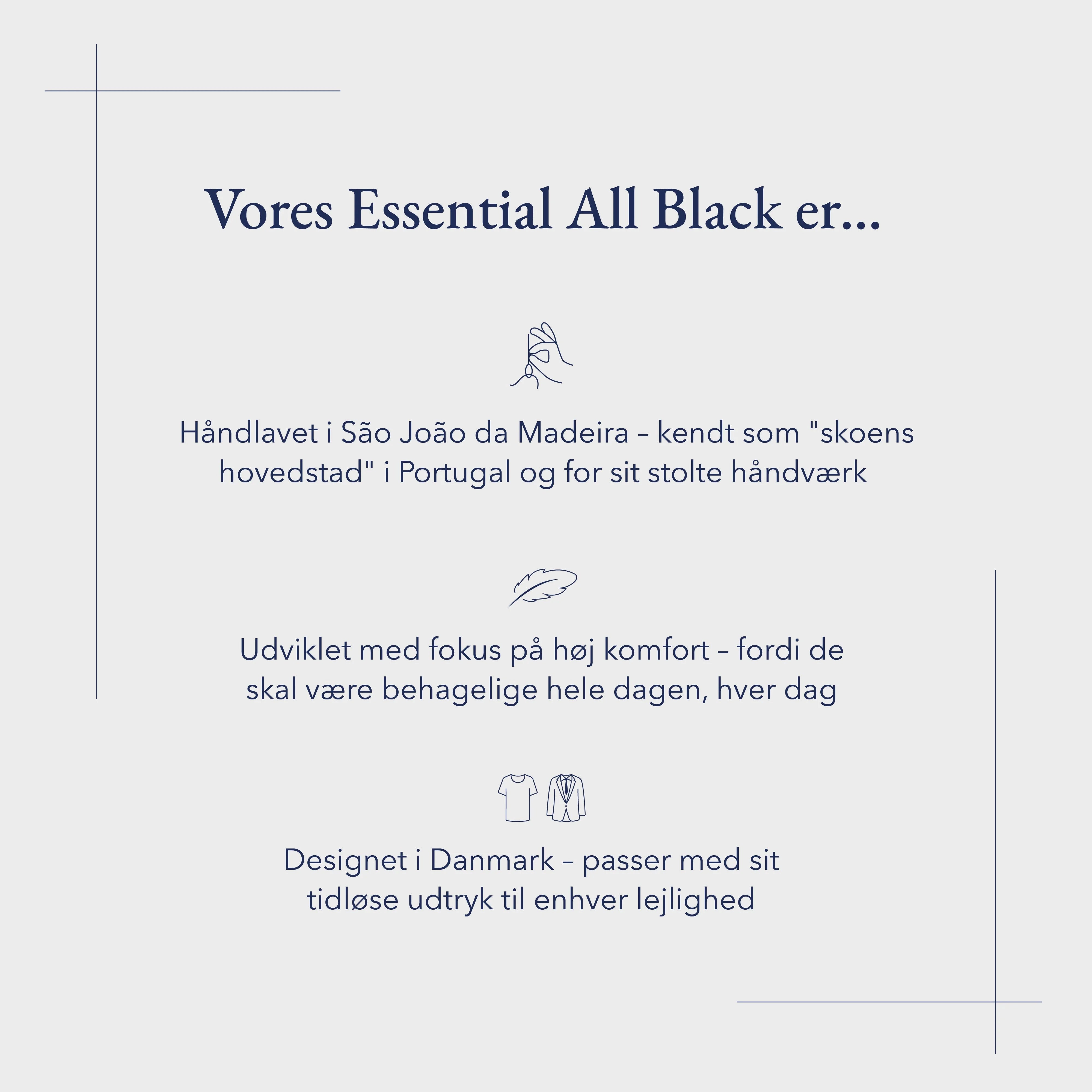 Essential Sneaker - All Black