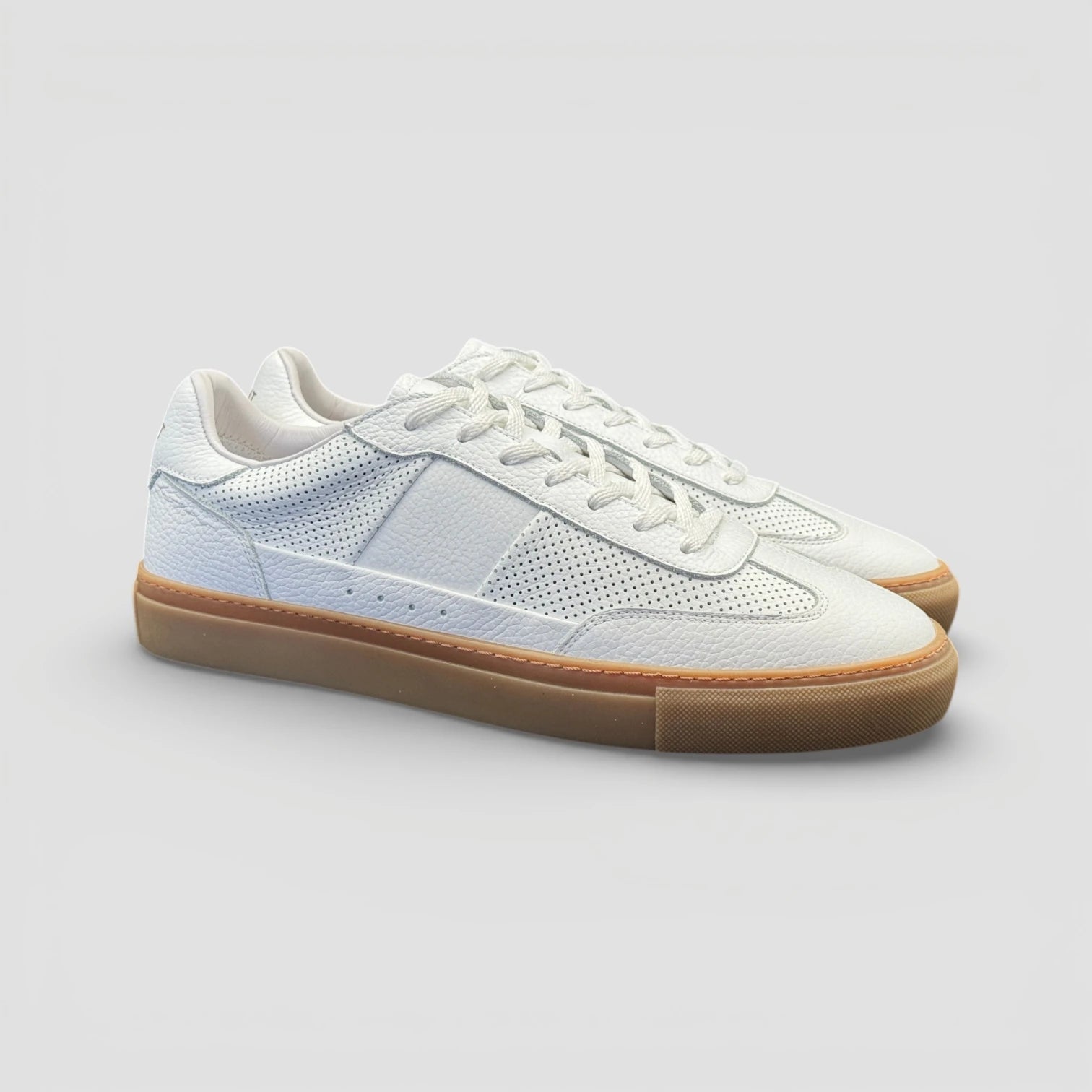 Lux Court Sneaker - White Gum