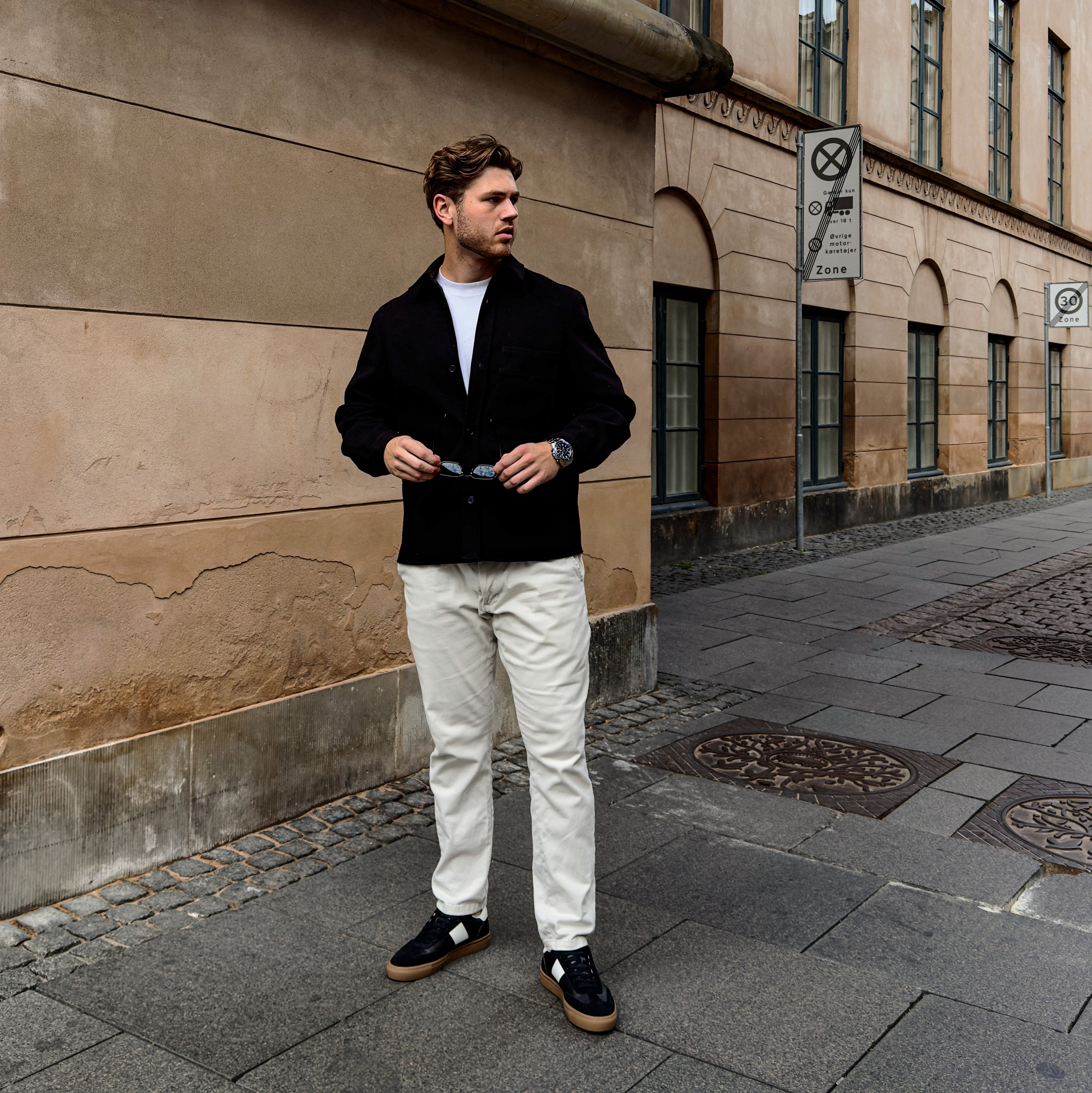 Lux Court Sneaker - Black Grape