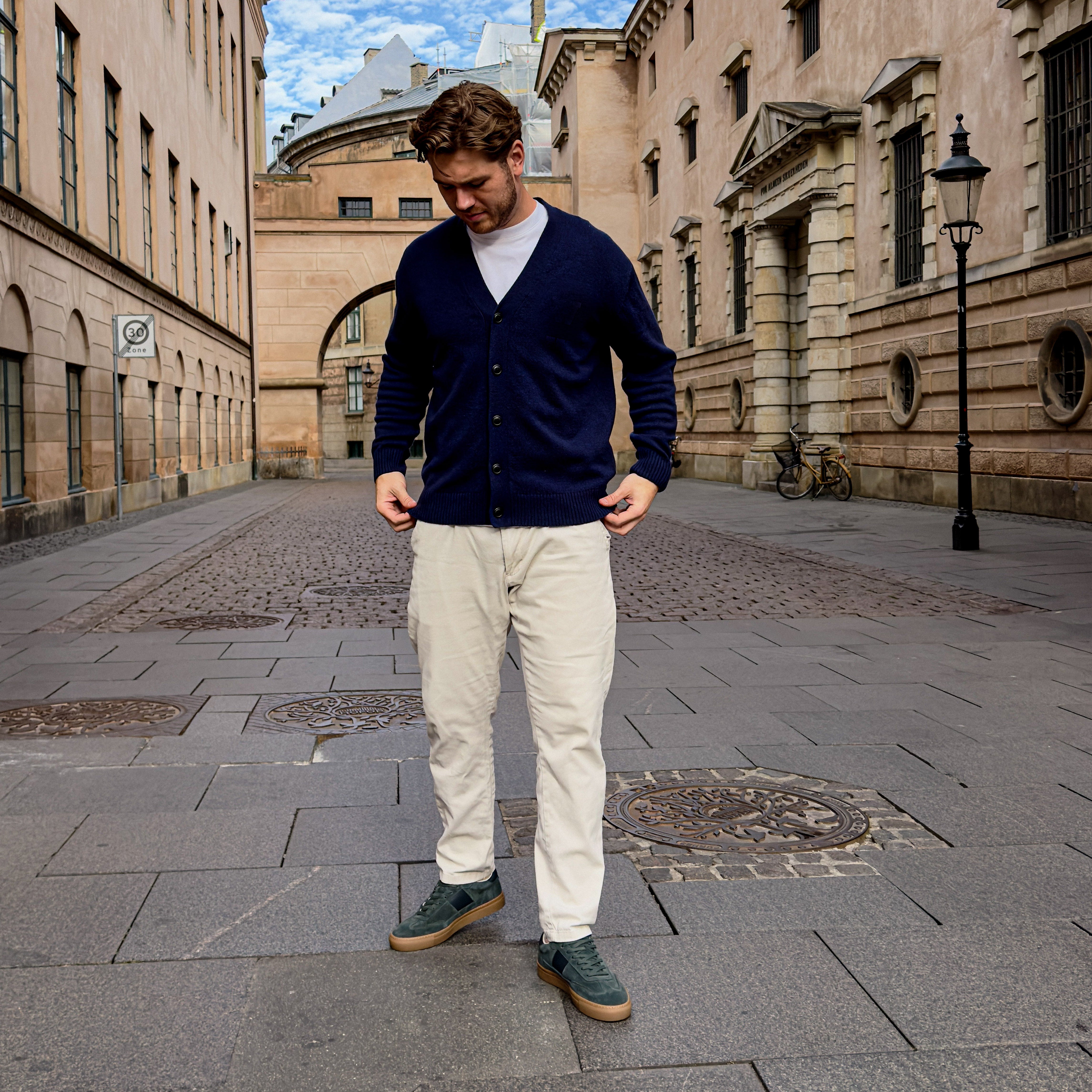 Lux Court Sneaker - Bottle Green