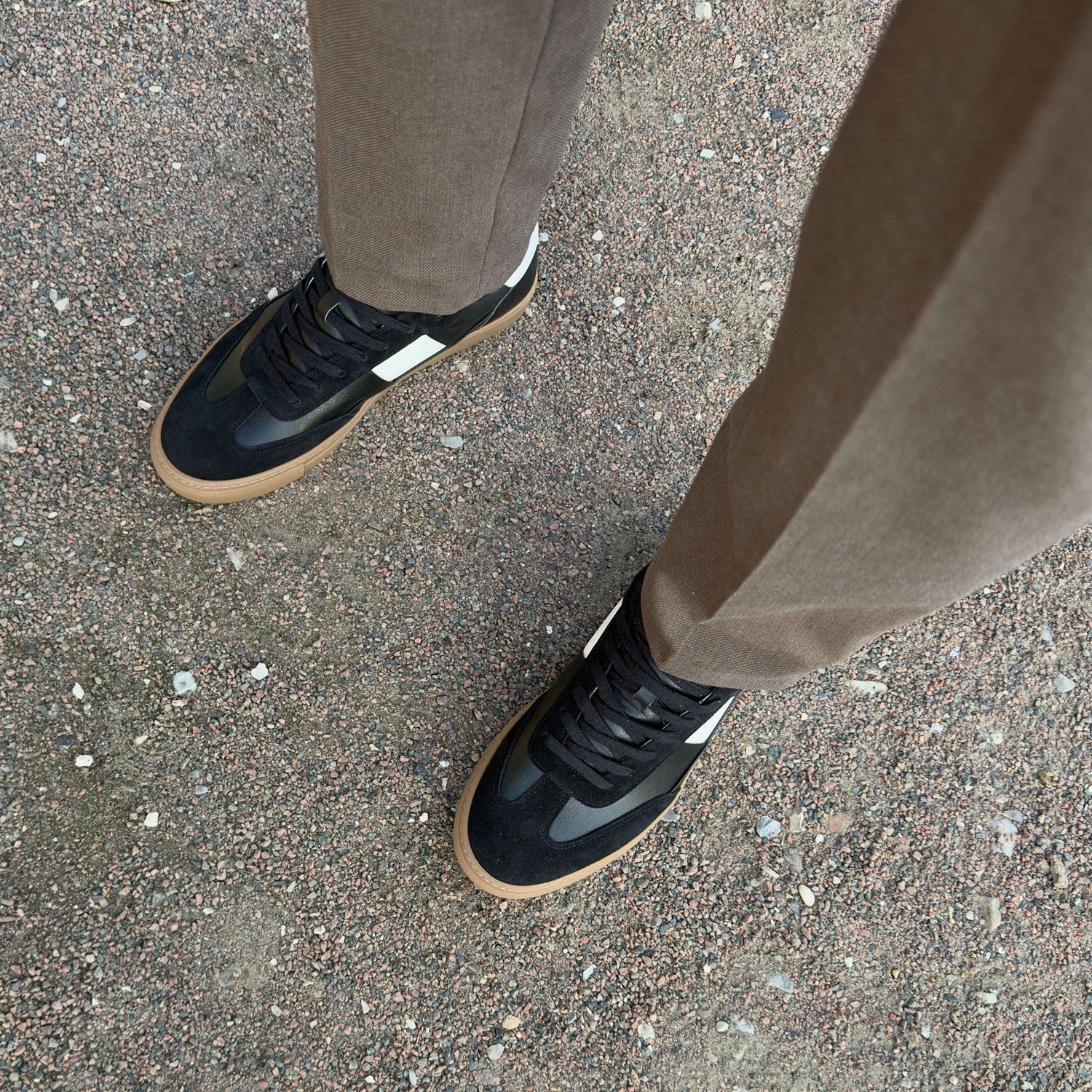 Lux Court Sneaker - Black Grape