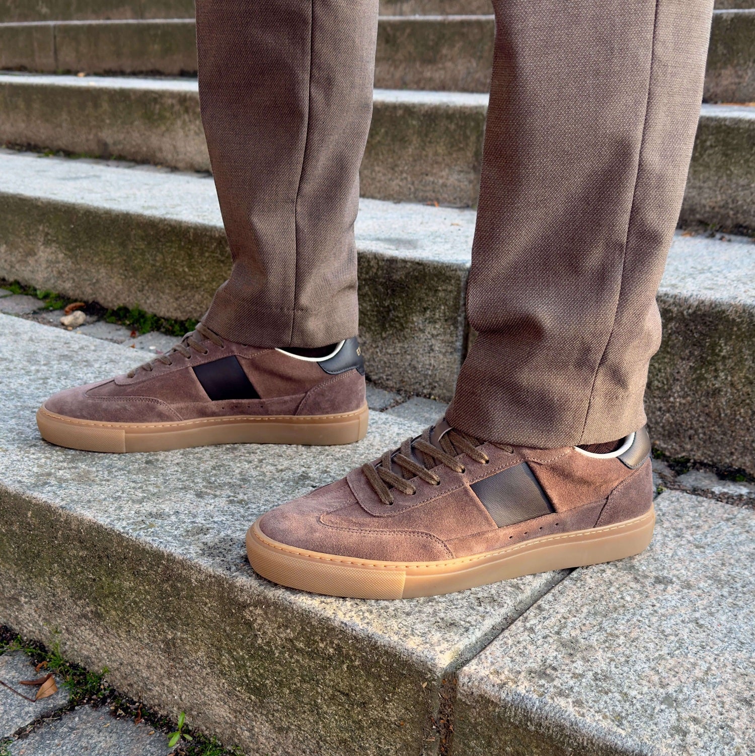 Lux Court Sneaker - Coffee Brown