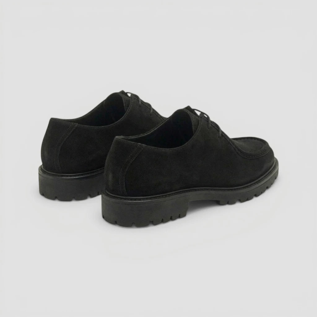 Moc Toe - Black Suede