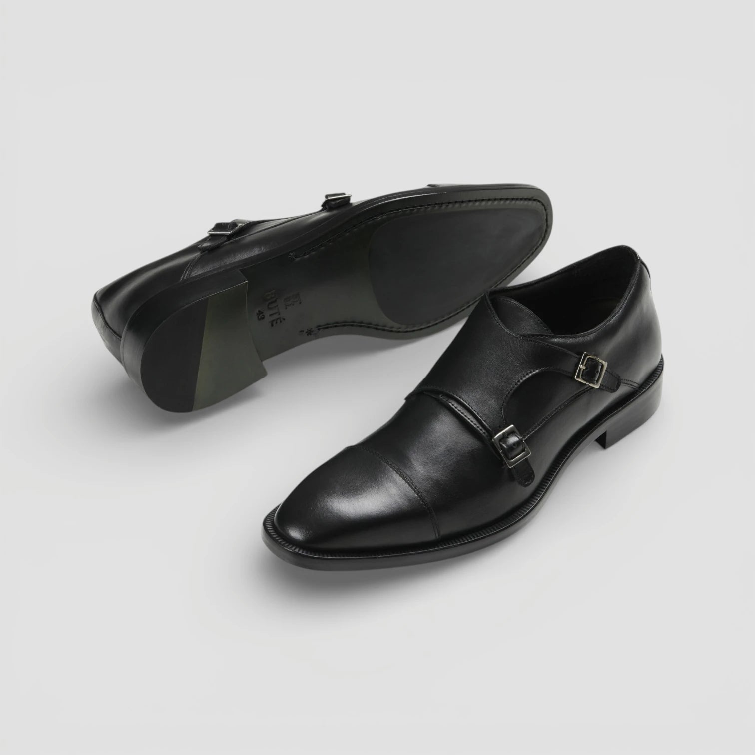 Monk Strap Shoe - Condotti Black