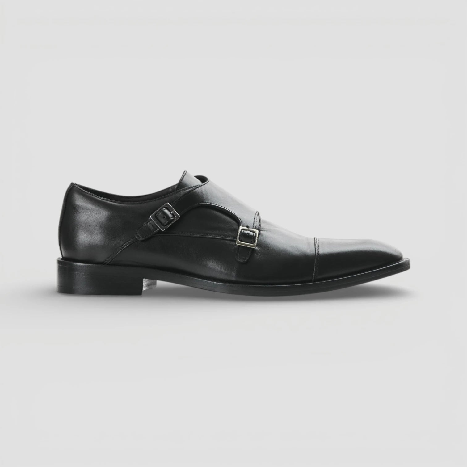 Monk Strap Shoe - Condotti Black