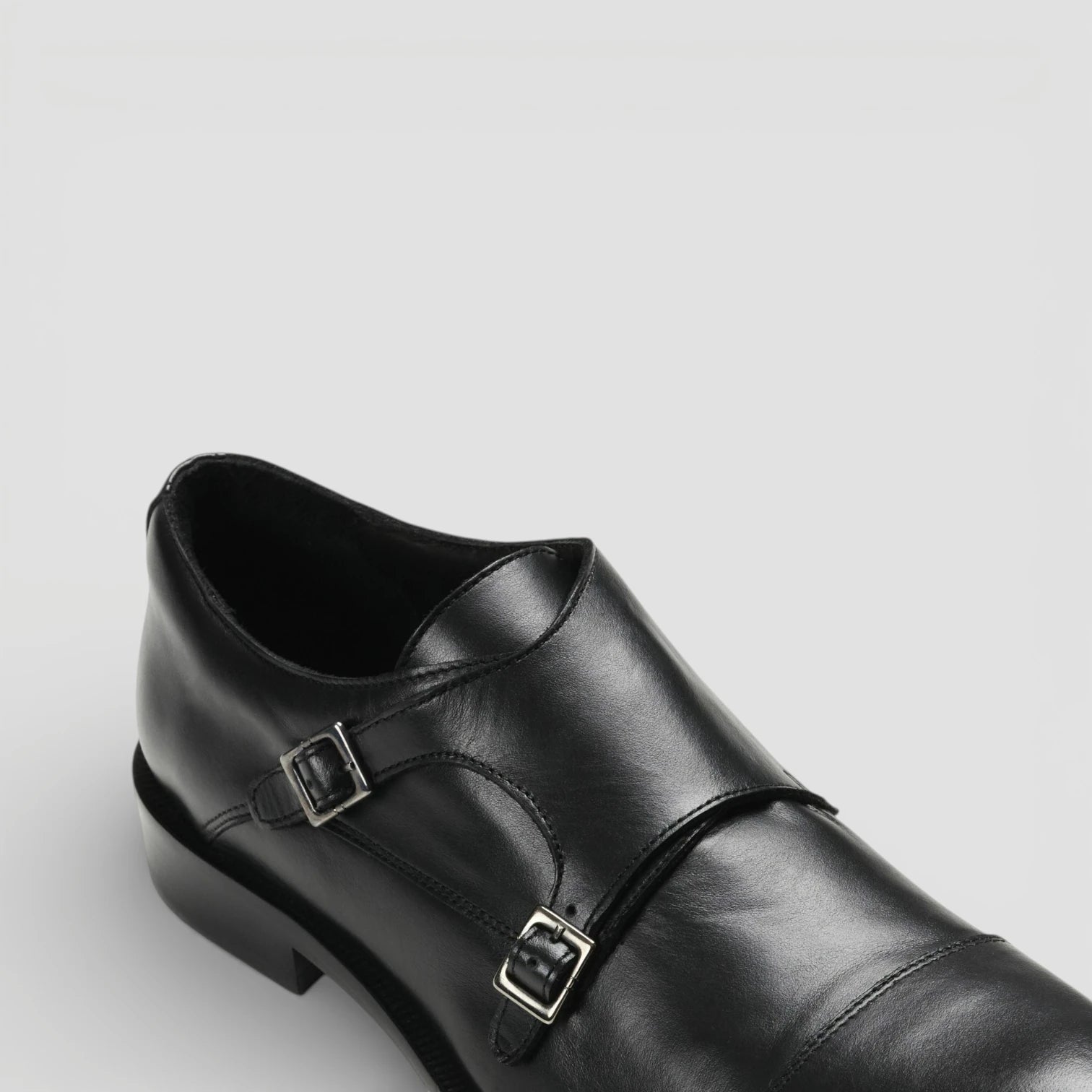 Monk Strap Shoe - Condotti Black
