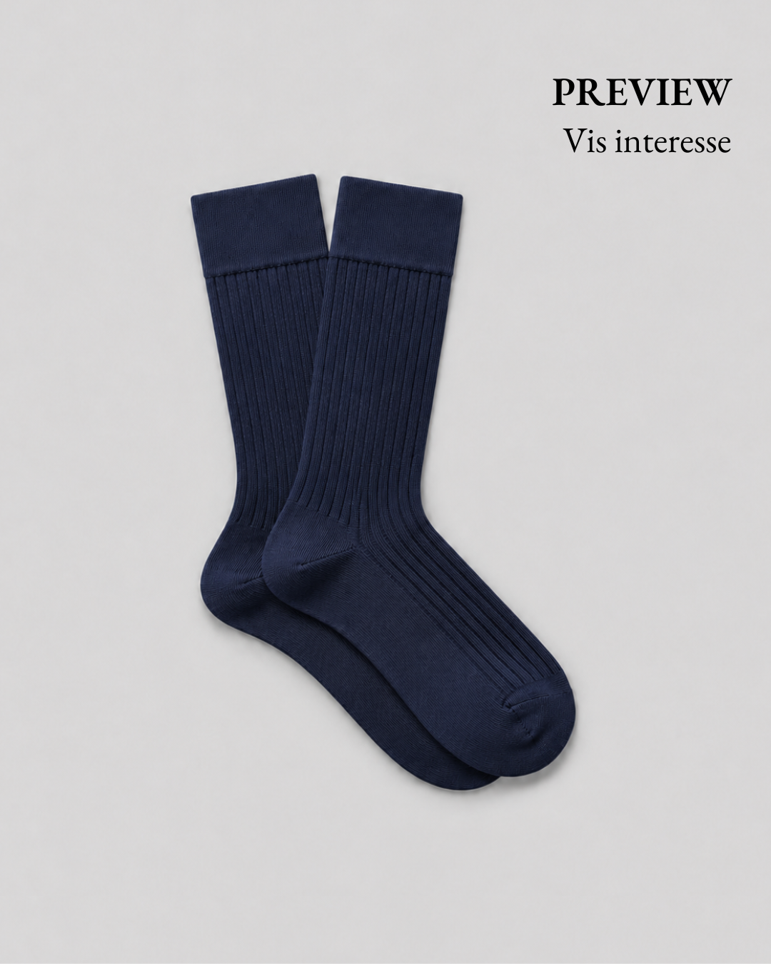 Classic Merino Sock - Navy