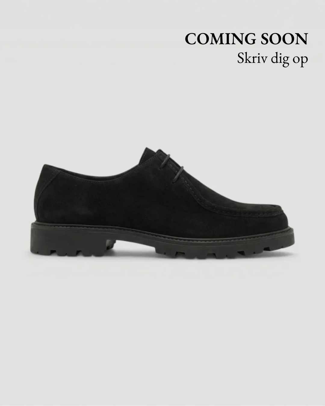 Moc Toe - Black Suede