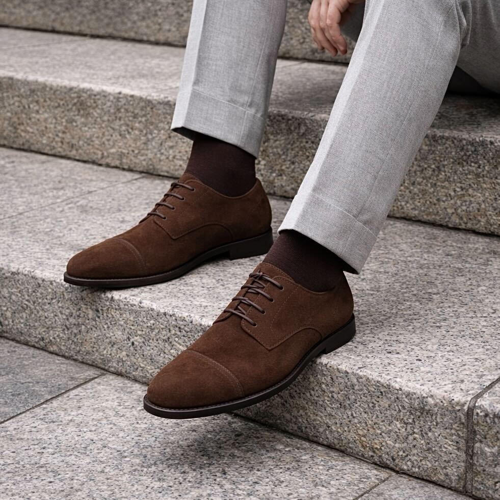 Oxford Shoe - Condotti Brown Suede