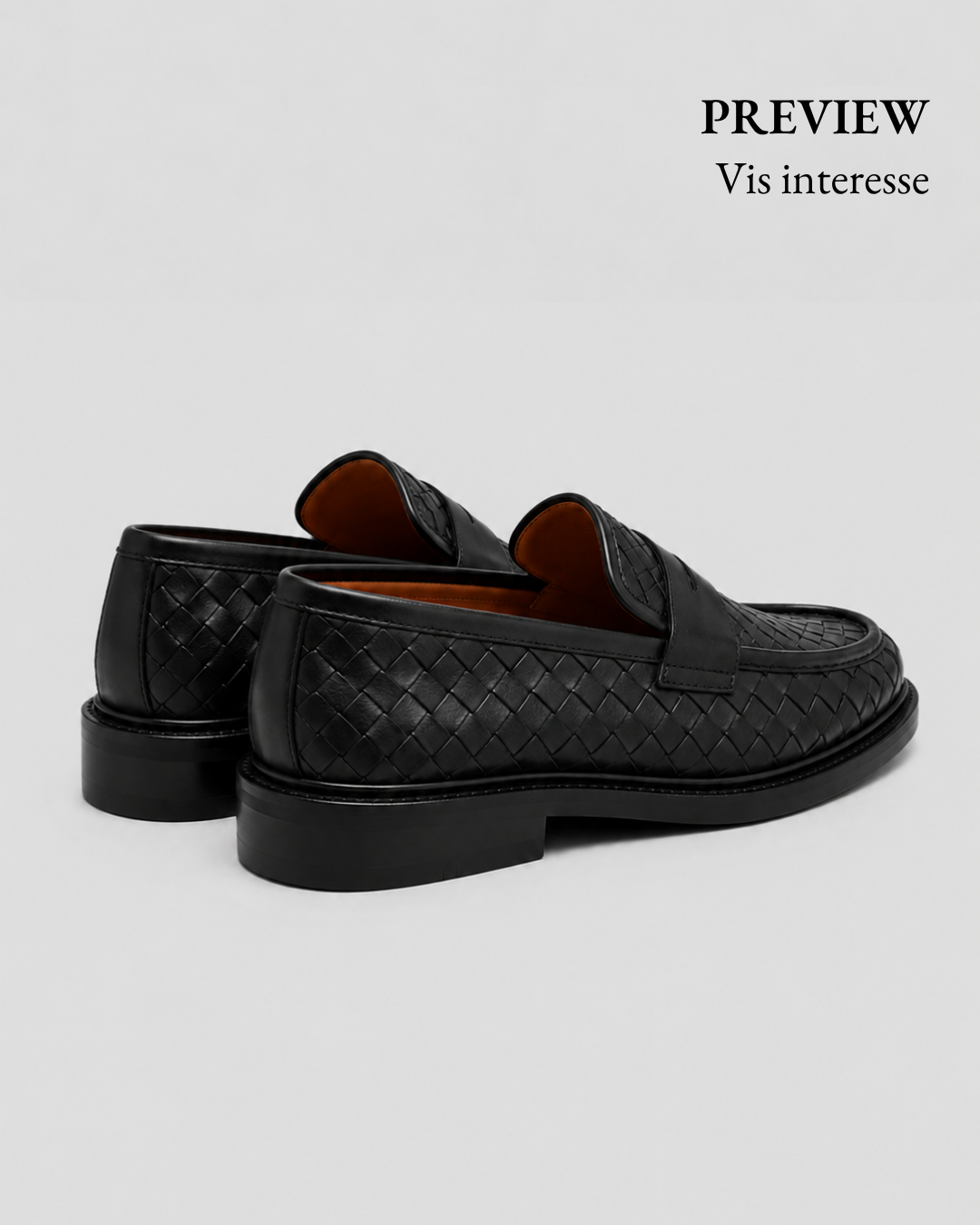 Penny Loafer Weave - Black