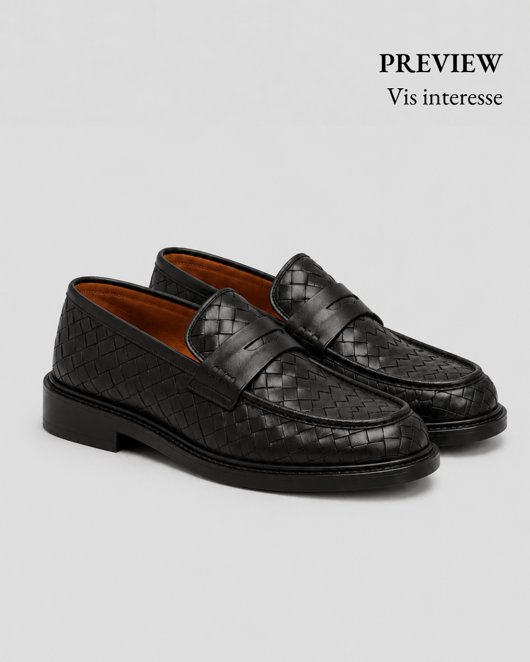 Penny Loafer Weave - Black