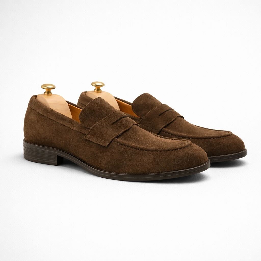 Penny Loafer Classic - Brown Suede