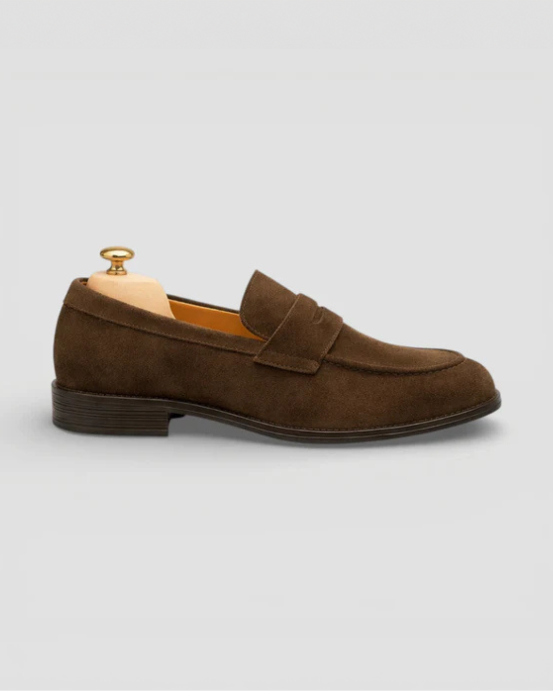 Penny Loafer Classic – Wildleder Braun