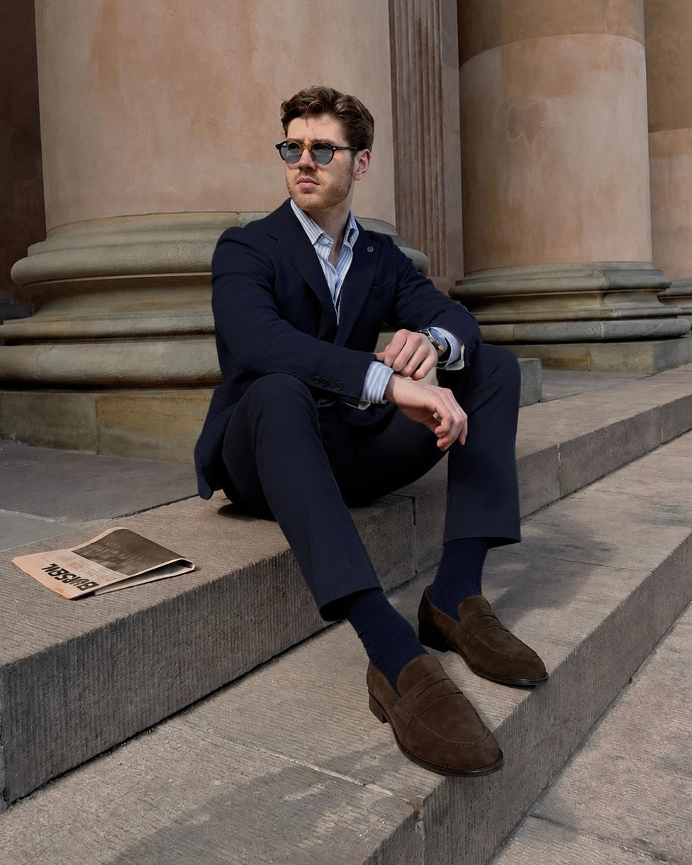 Penny Loafer Classic - Brown Suede