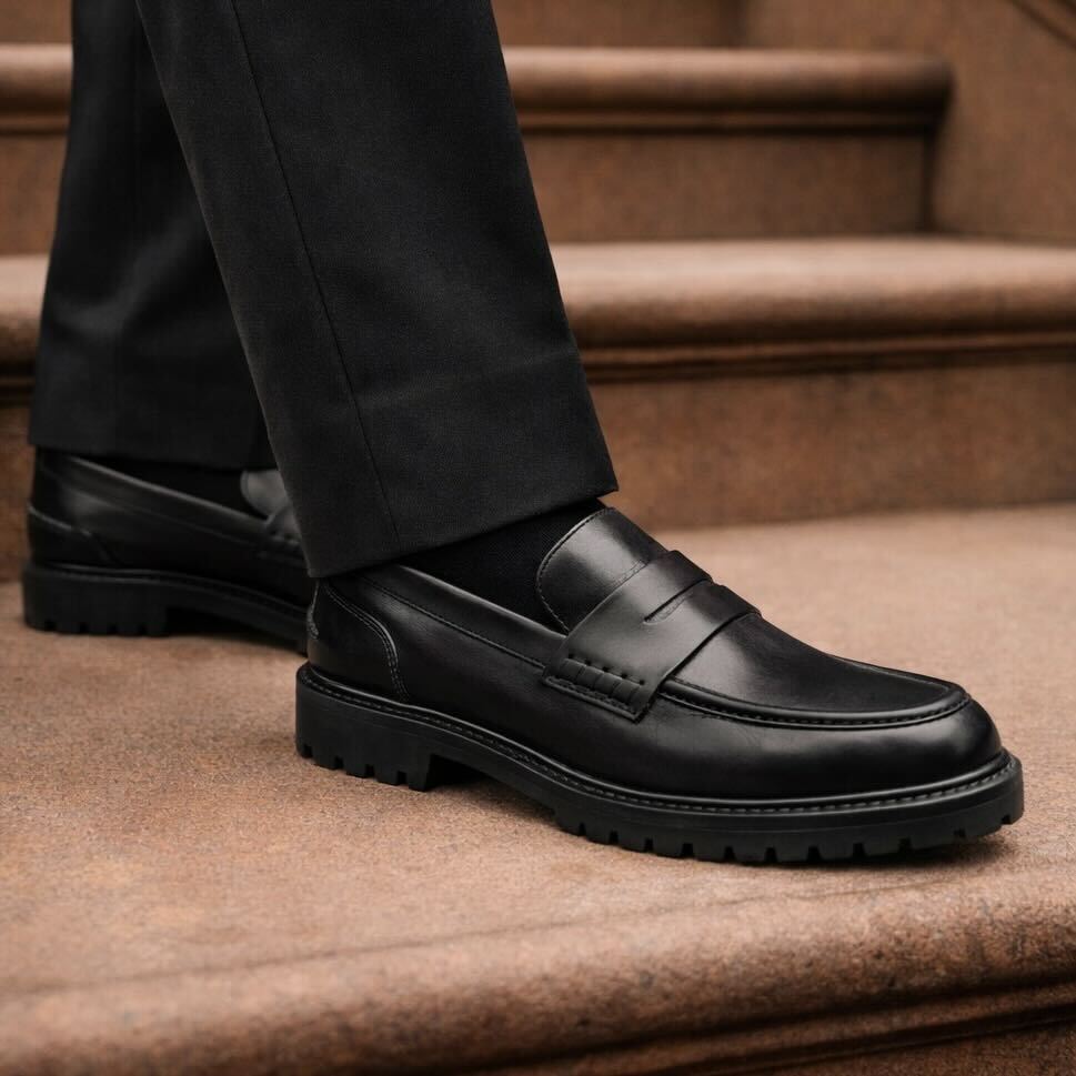 Penny Loafer Modern - Black