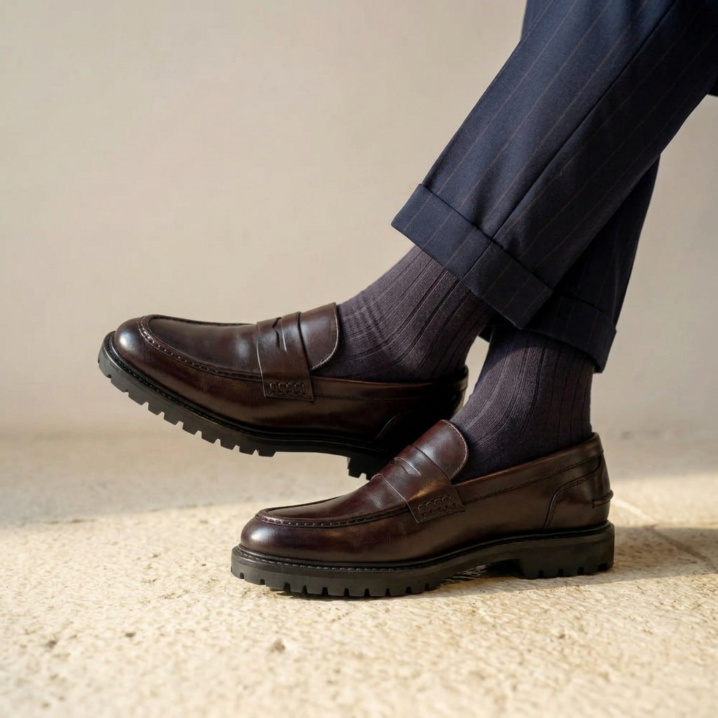 Penny Loafer Modern - Maroon