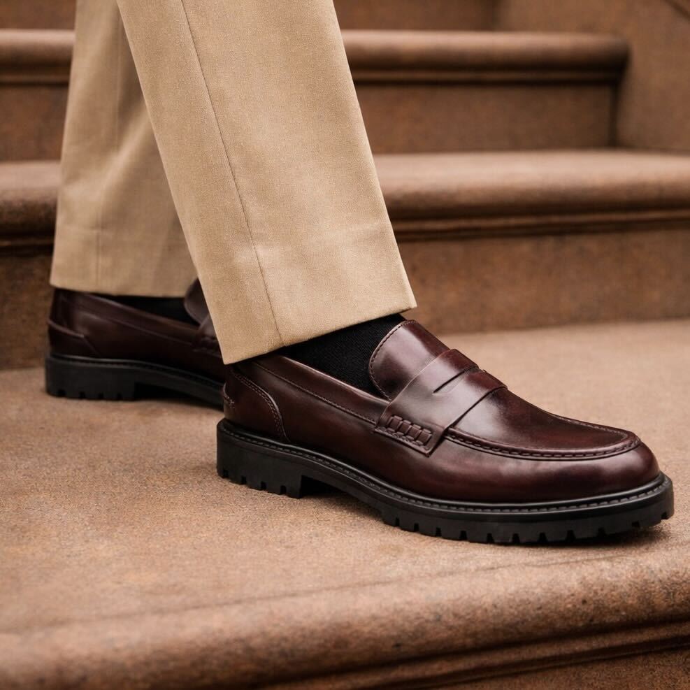 Penny Loafer Modern - Maroon