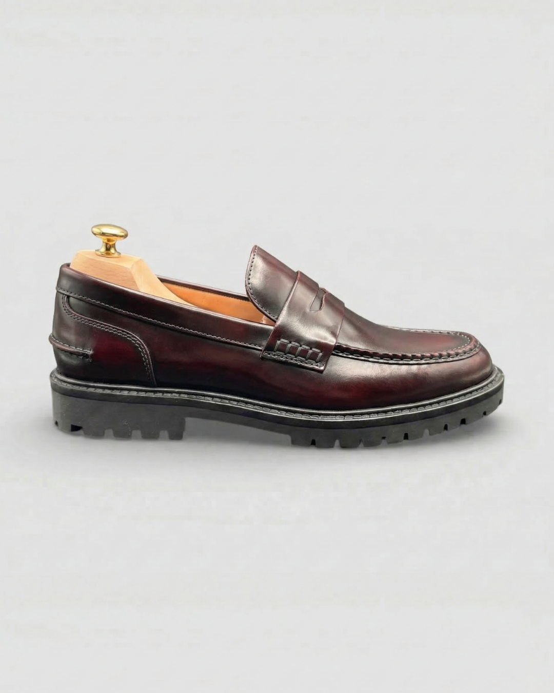 Penny Loafer Modern - Maroon