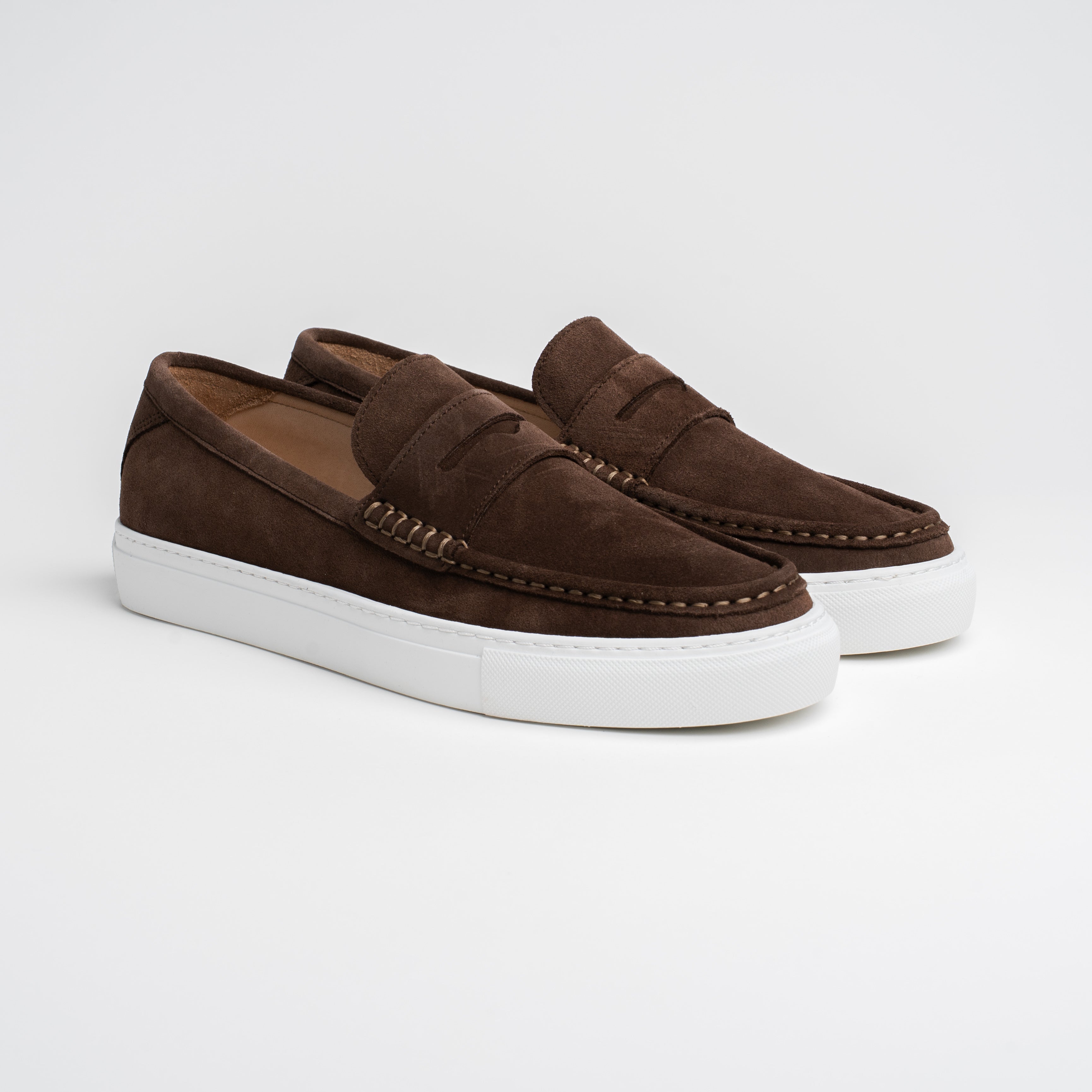Penny Loafer Sneaker - Coffee Brown