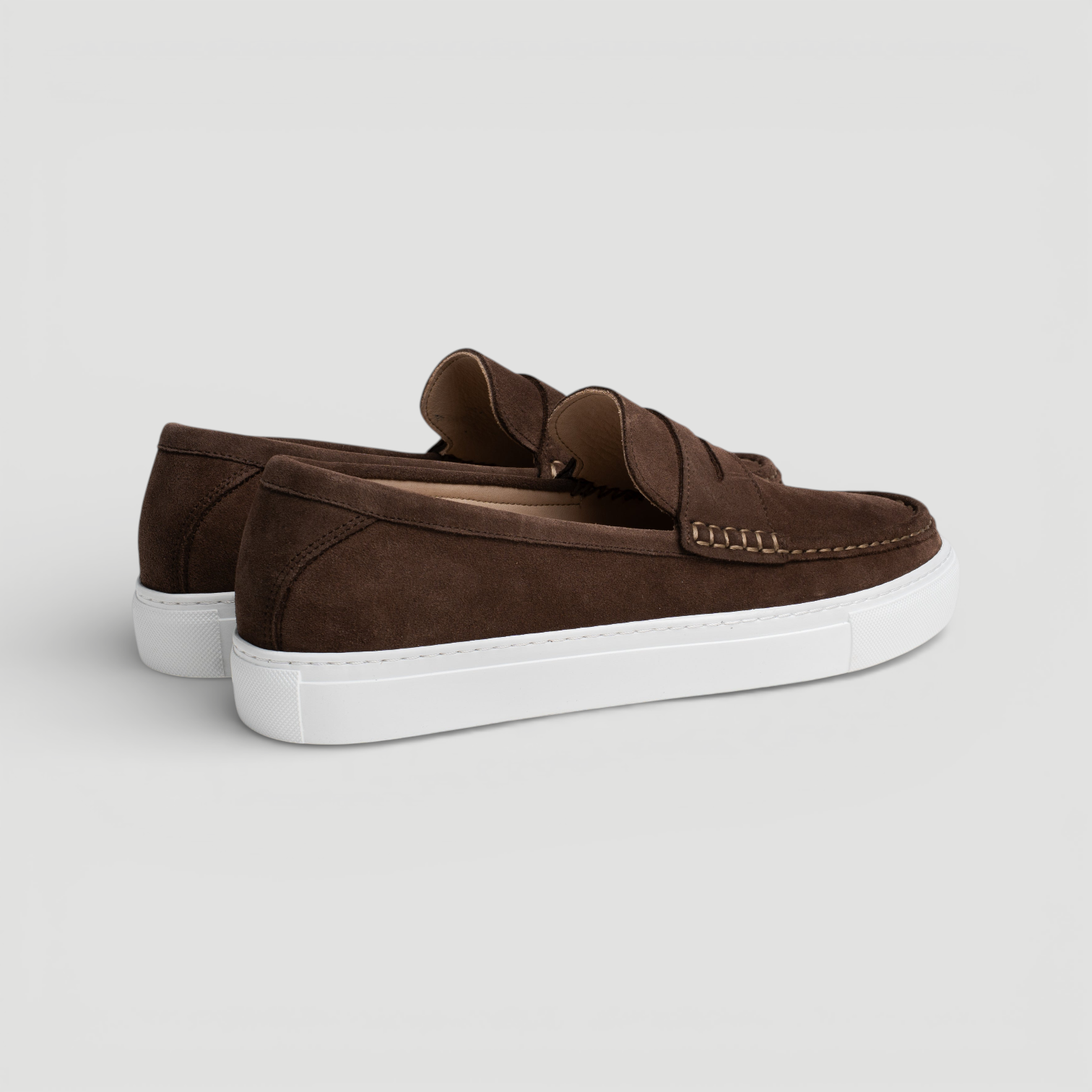 Penny Loafer Sneaker - Coffee Brown