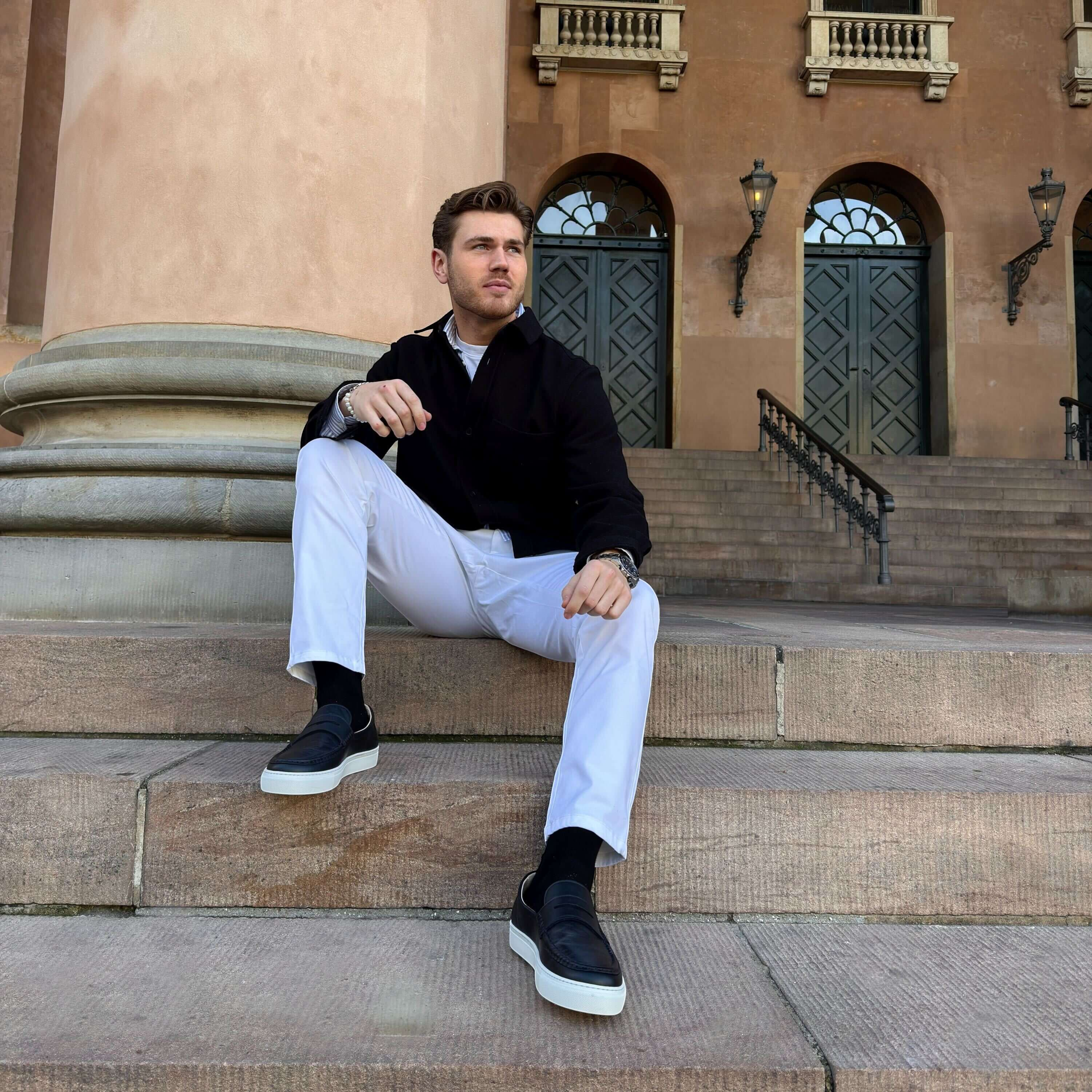 Penny Loafer Sneaker - Black