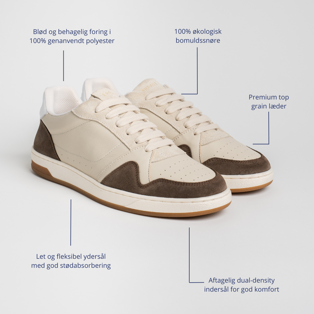 Soft Court Sneaker - Mocha Beige