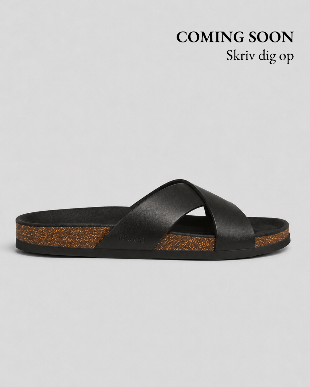 Cross Sandal - Black