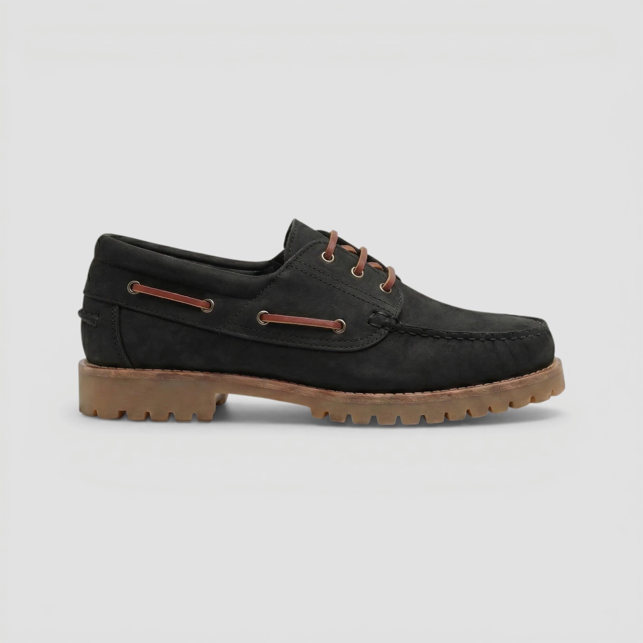 Boat Shoe - Black Nubuck