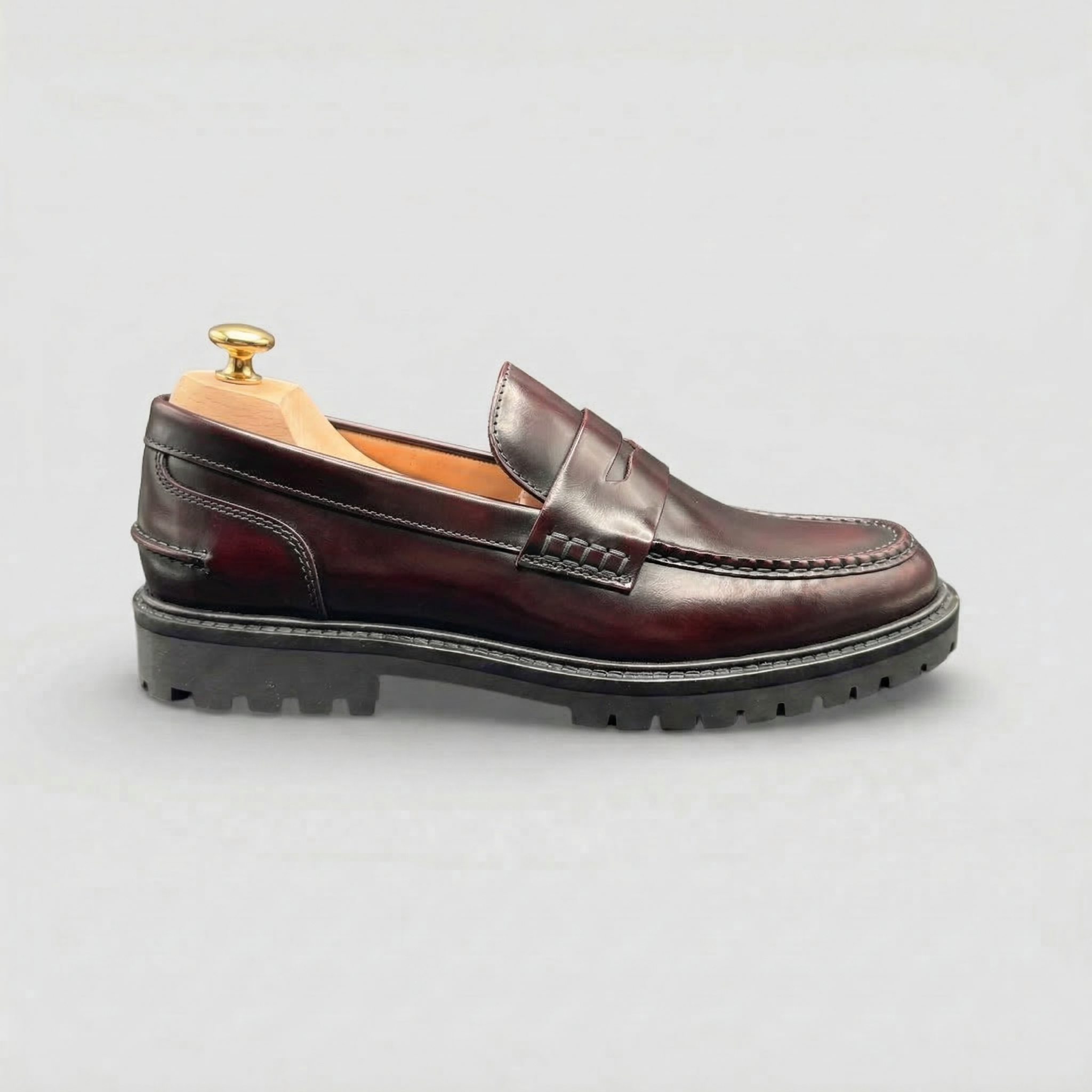 Penny Loafer Modern - Maroon