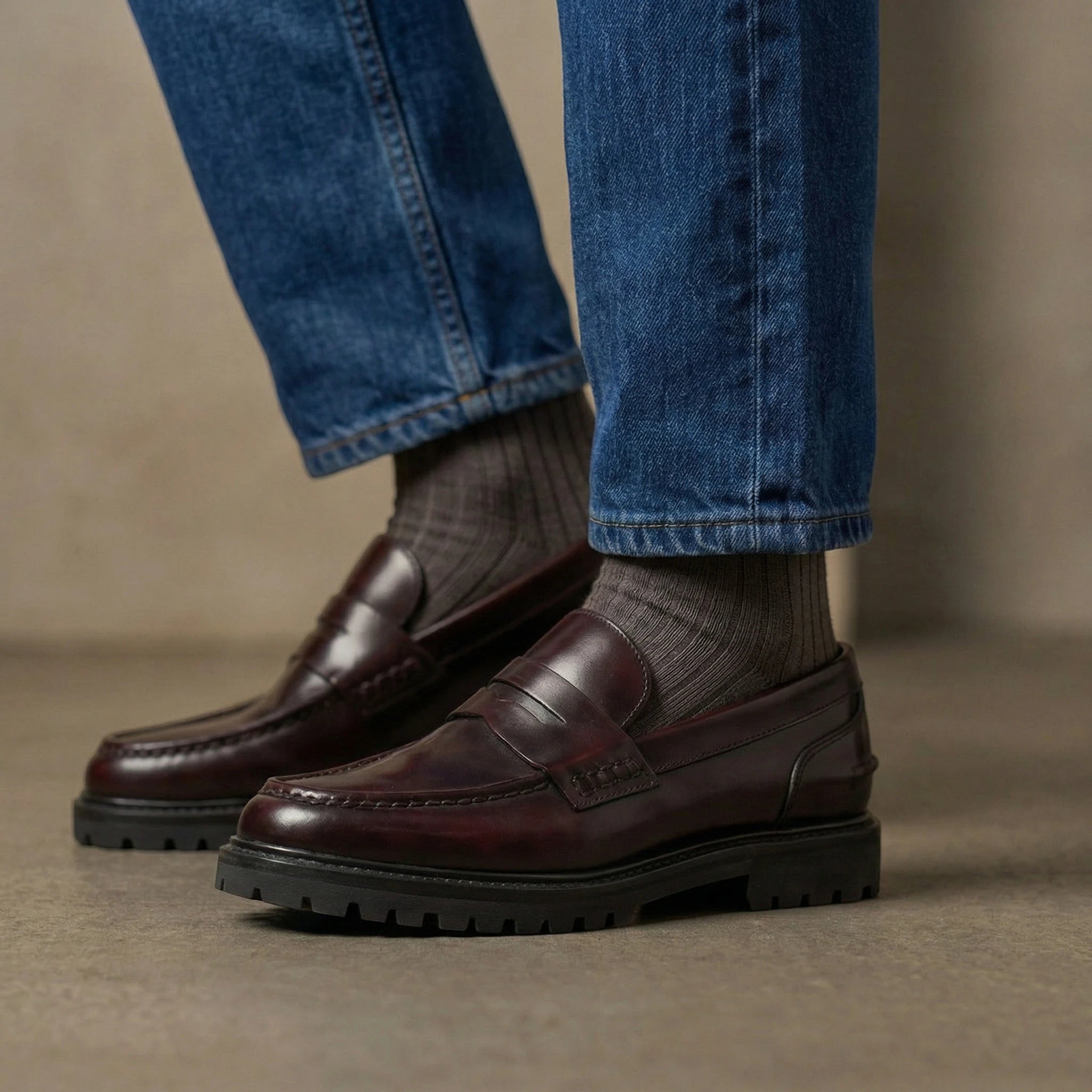 Penny Loafer Modern – Bordeaux