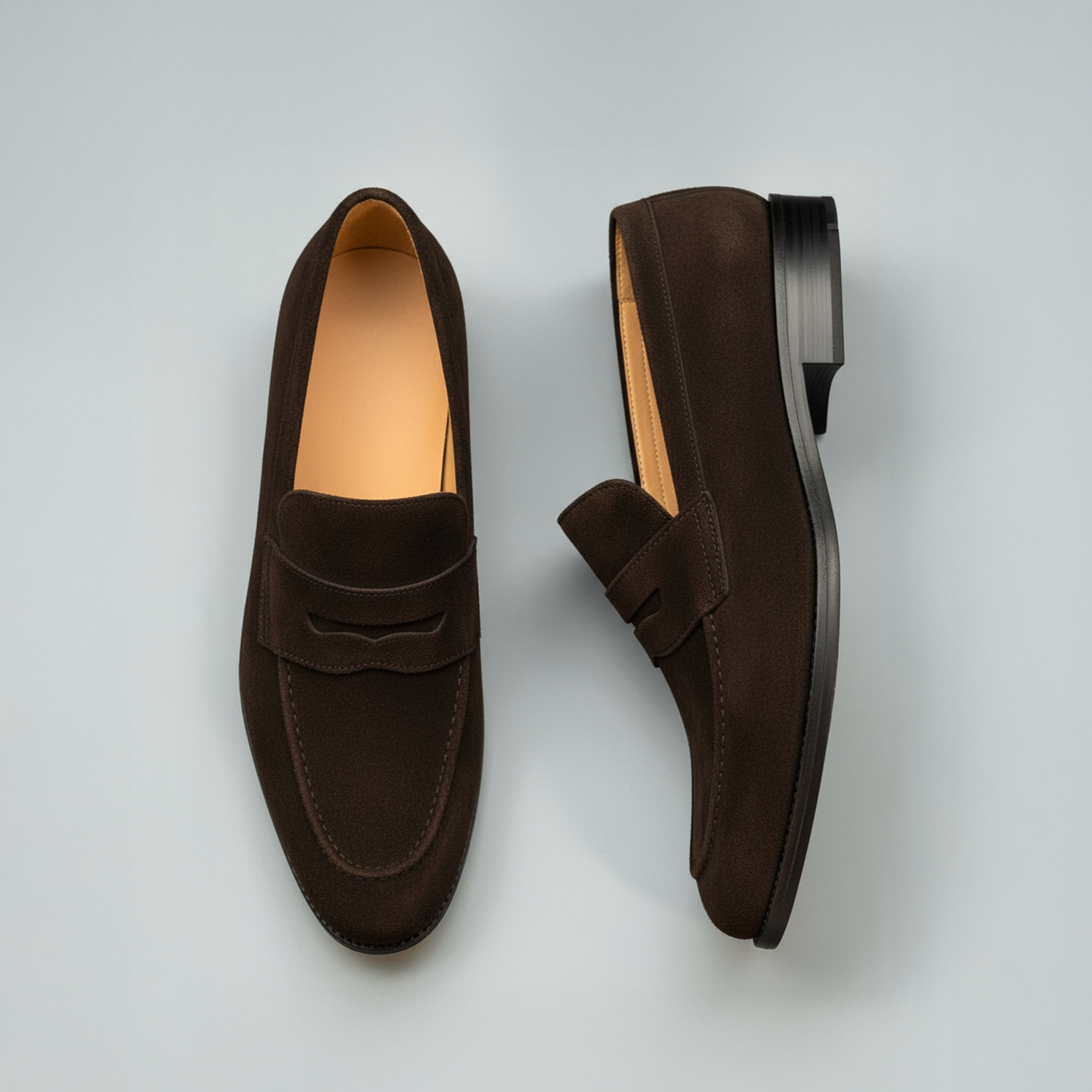 Penny Loafer Classic - Brown Suede