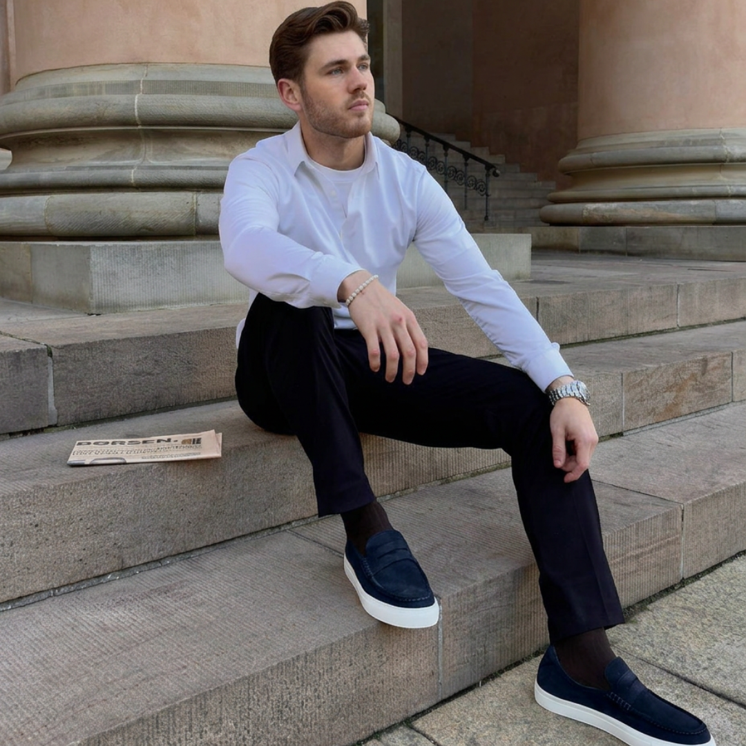 Penny Loafer Sneaker - Navy