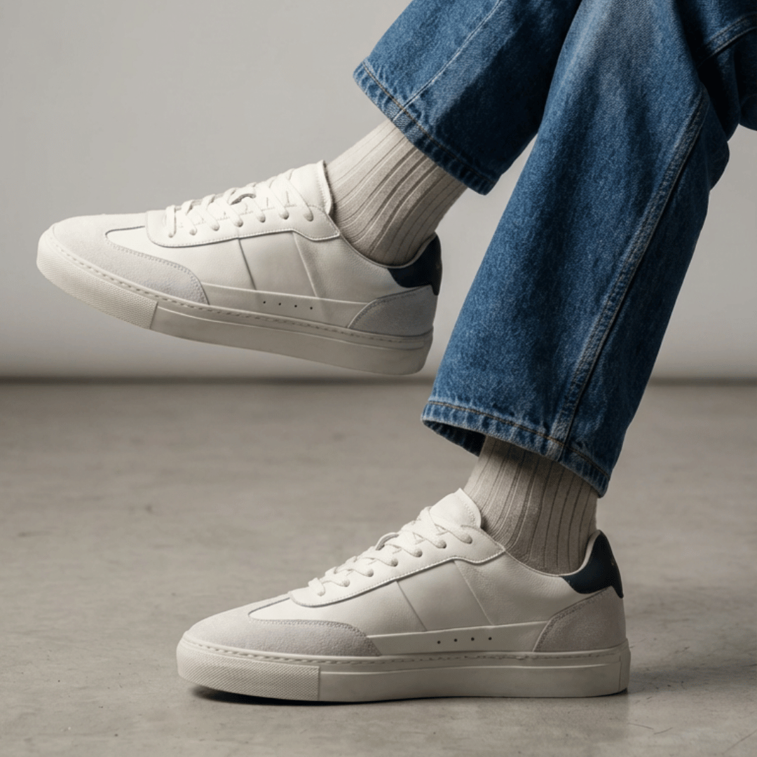 Lux Court Sneaker - Off White