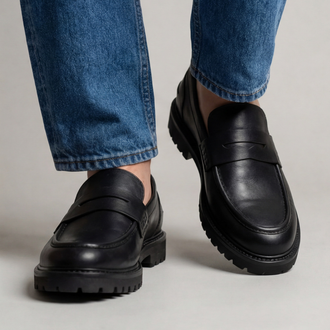 Penny Loafer Modern – Schwarz