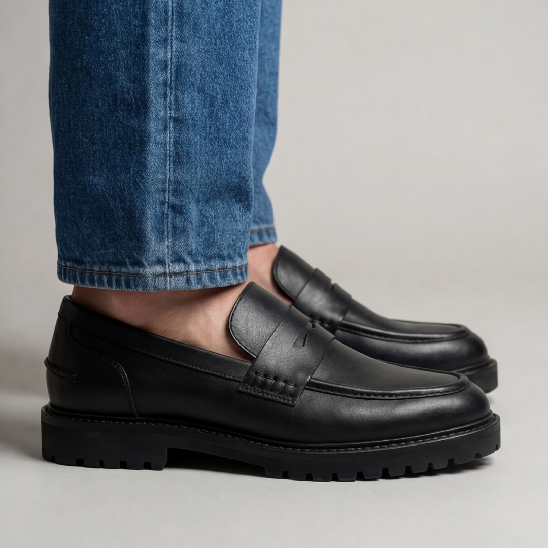 Penny Loafer Modern – Schwarz