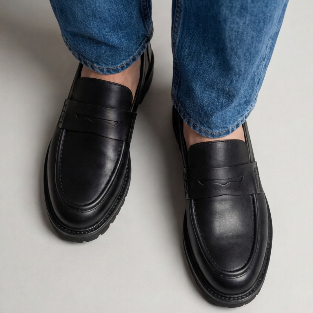 Penny Loafer Modern – Schwarz