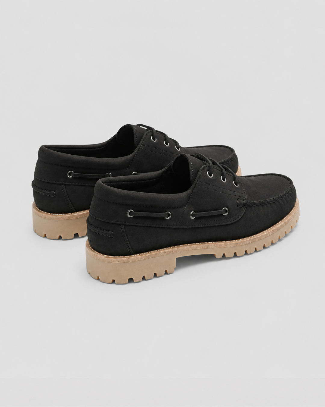 Boat Shoe - Black Nubuck