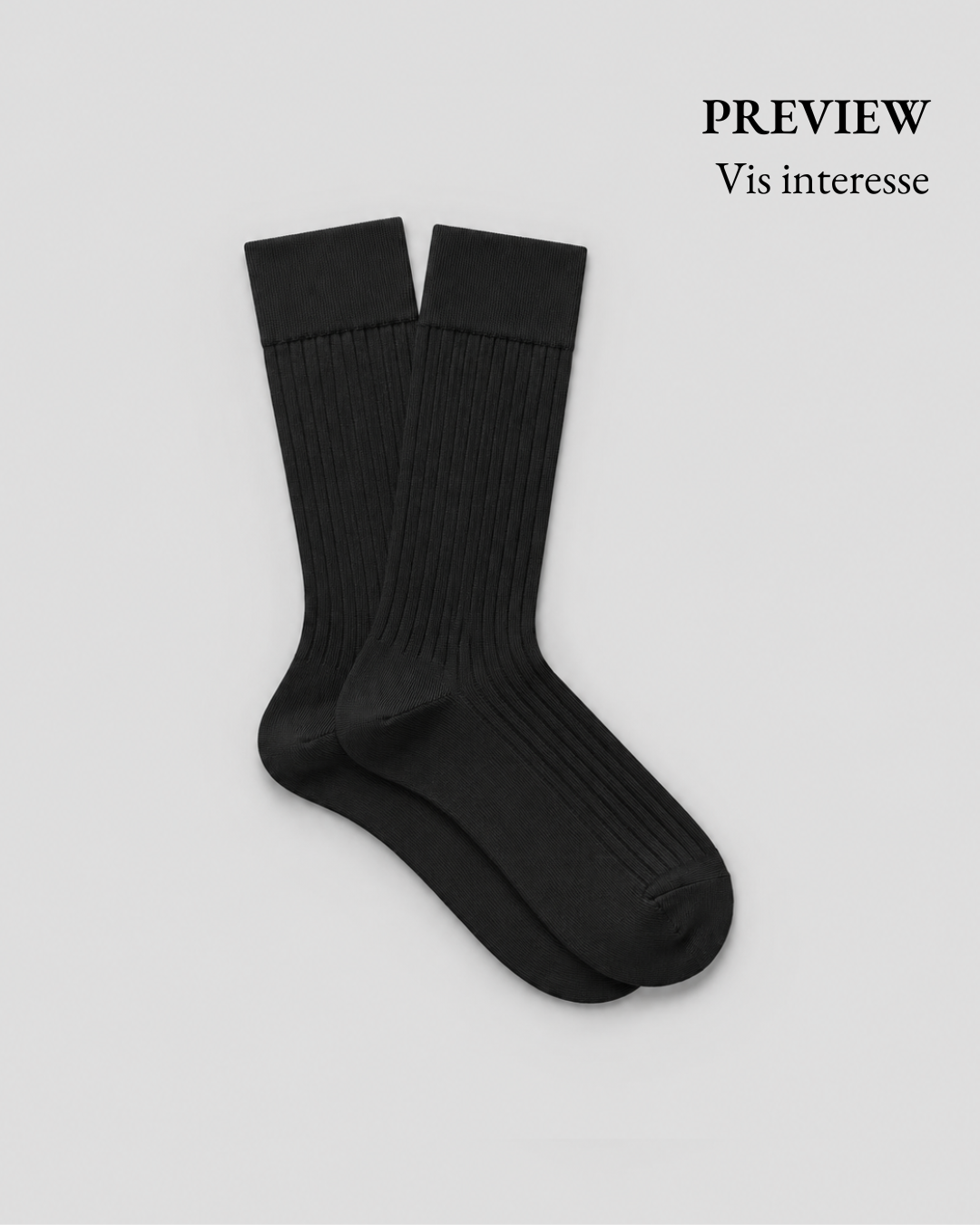 Classic Cotton Sock - Black