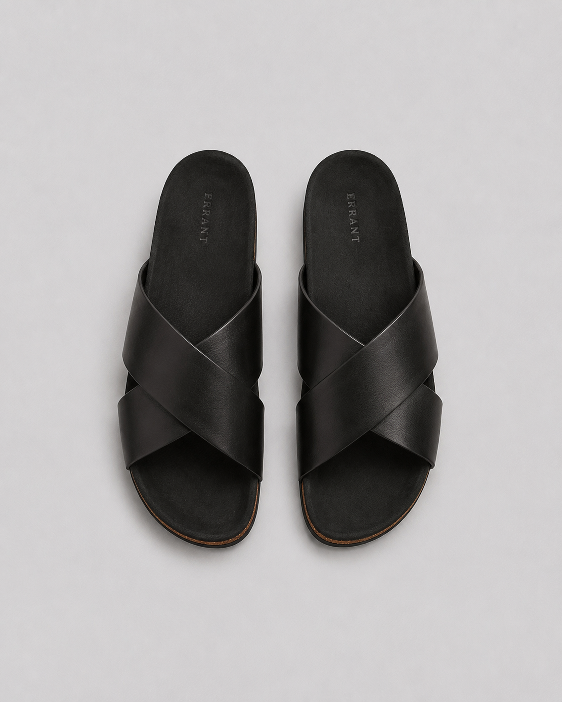 Cross Sandal - Black