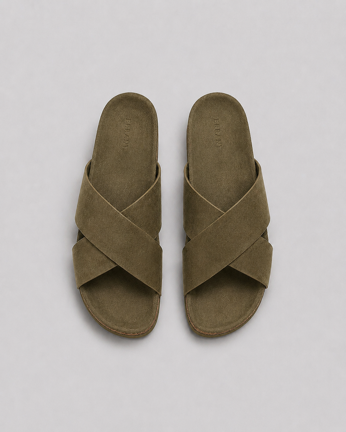 Cross Sandal - Olive