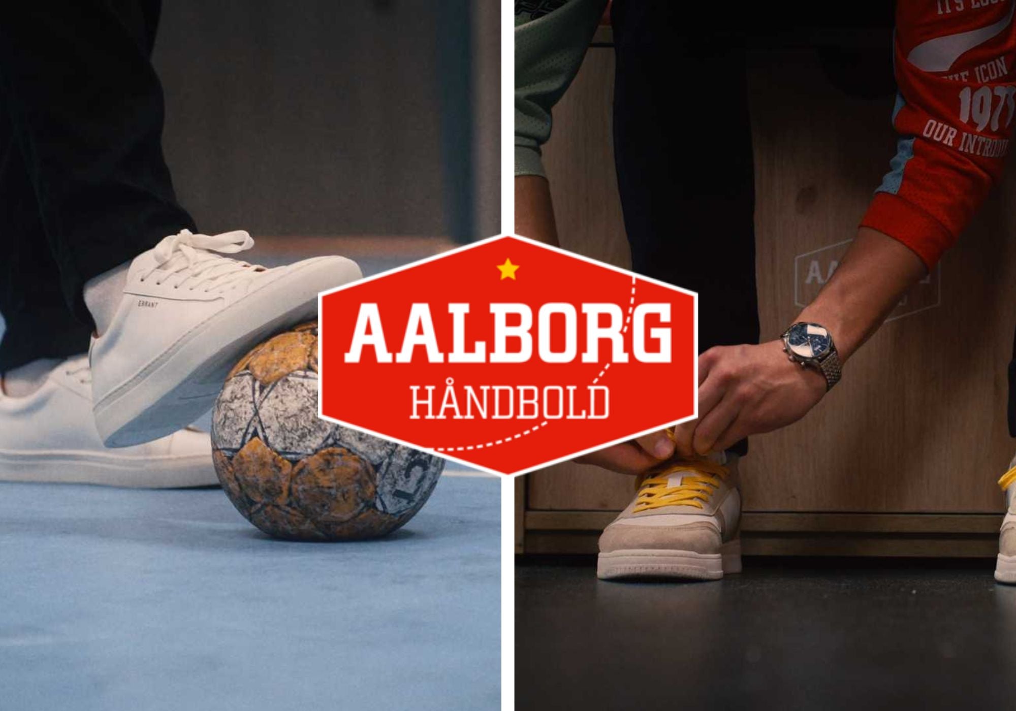 Errant x Aalborg håndbold samarbejde grafik