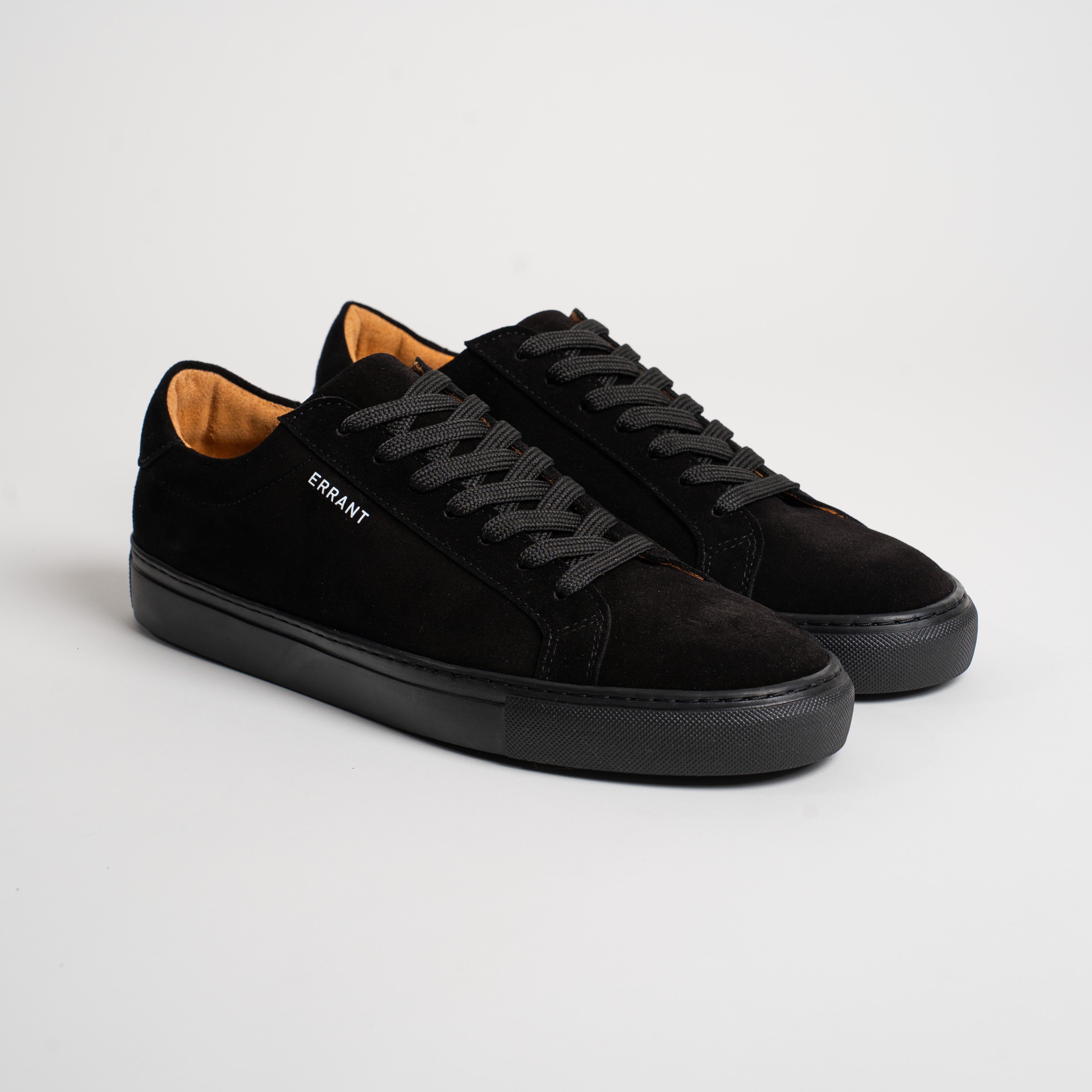 Essential Sneaker - All Black Suede